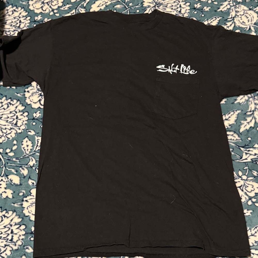 Salt Life Black Short Sleeve Tee
